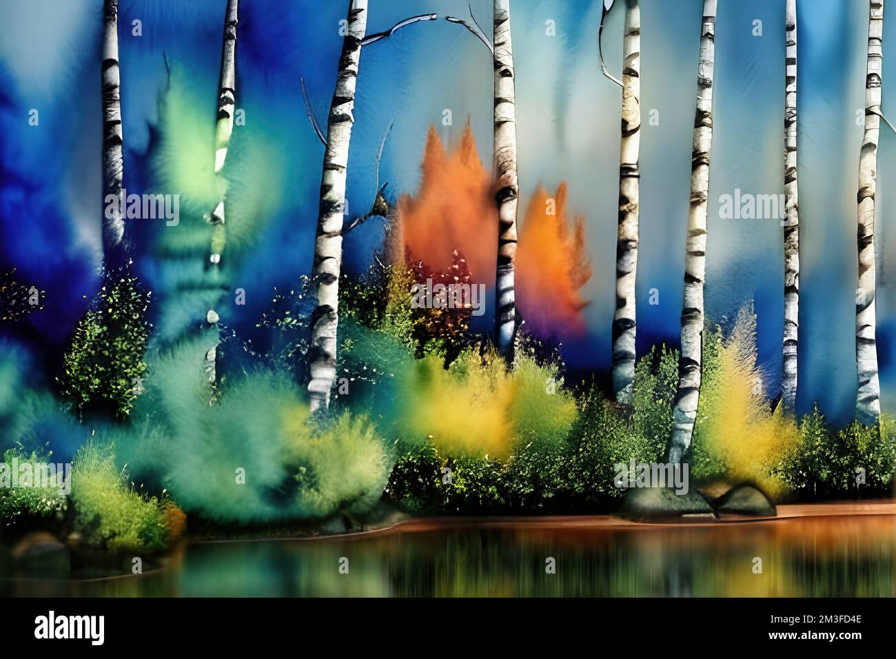 Beautiful watercolor art hi-res stock photography and images - Alamy