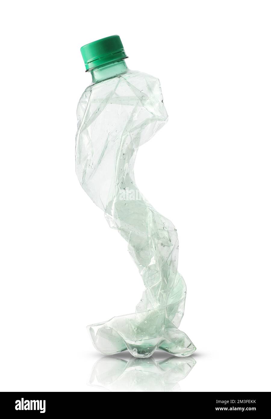 big empty plastic bottle on white background Stock Photo - Alamy