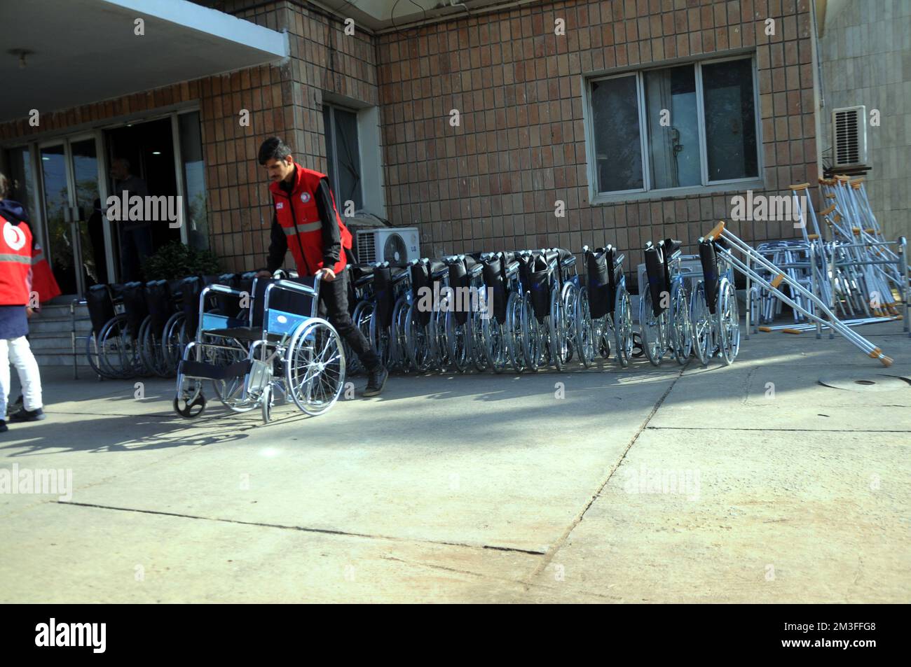 ISLAMABAD, PAKISTAN 'International Day of Persons with Disabilities' was observed around the world today, which aims to highlight the problems faced b Stock Photo