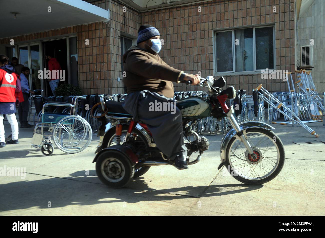 ISLAMABAD, PAKISTAN 'International Day of Persons with Disabilities' was observed around the world today, which aims to highlight the problems faced b Stock Photo