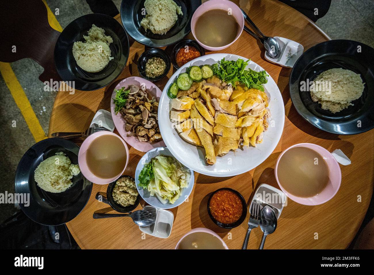 Kota Kinabalu, Malaysia. 3rd Dec, 2022. Foods are pictured at Andrew