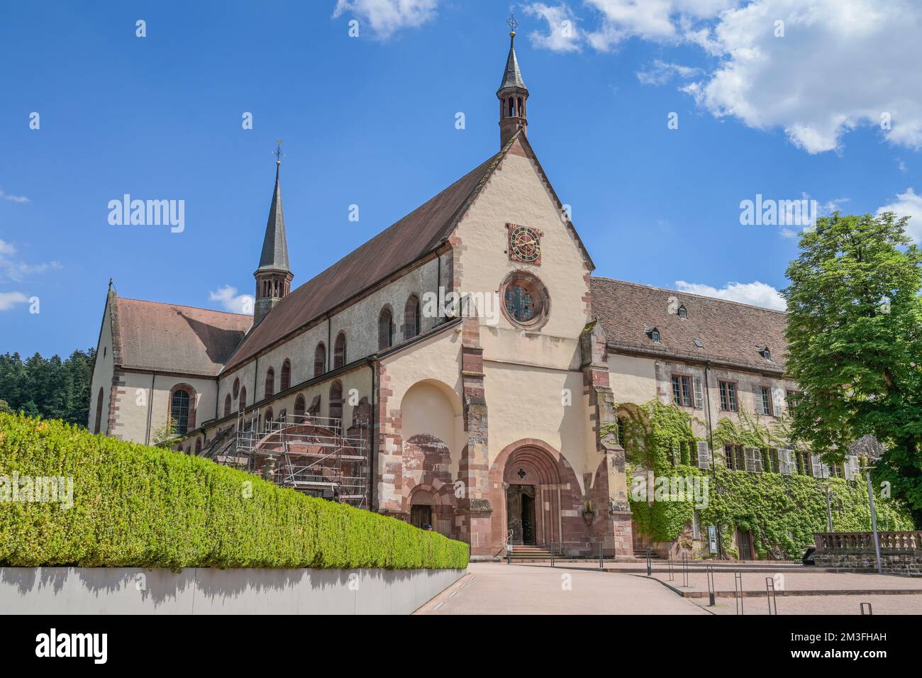 Abteikirche Mariä Himmelfahrt, Kloster Bronnbach, Wertheim, Baden-Württemberg, Deutschland Stock Photo