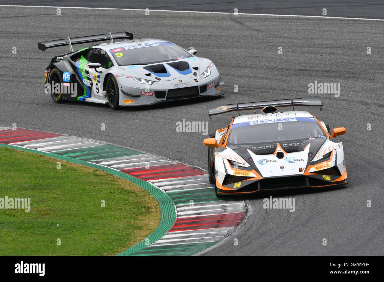 St Evo2 Mugello Circuit, Italy - October 21, 2022: Lamborghini Huracan ST Evo 2 ...
