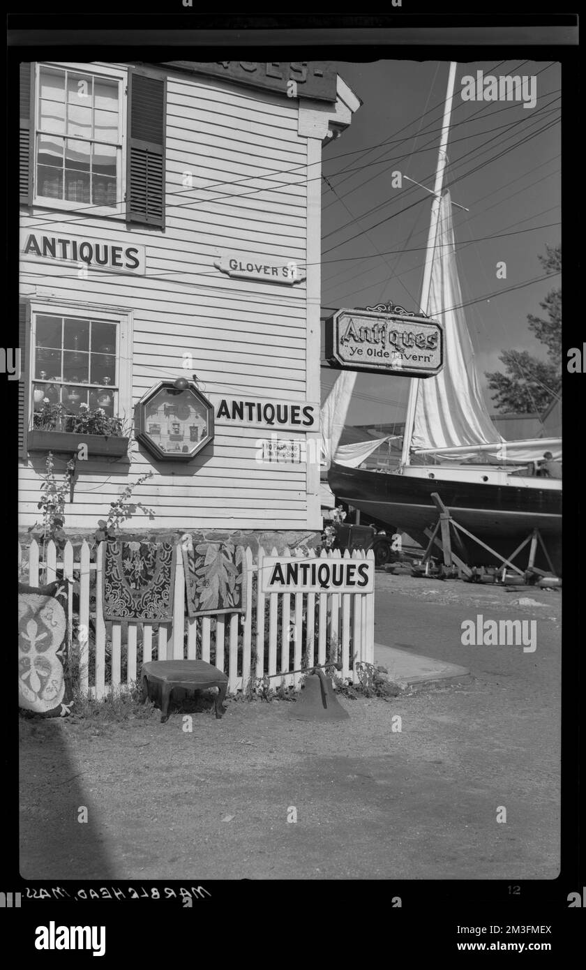 Marblehead, antique shop, exterior signs , Antique stores, Signs