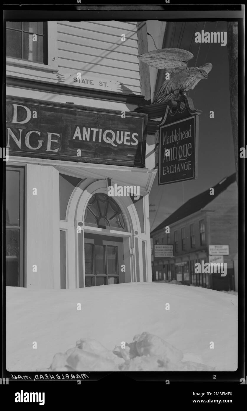 Marblehead, antique shop, exterior signs , Antique stores, Signs