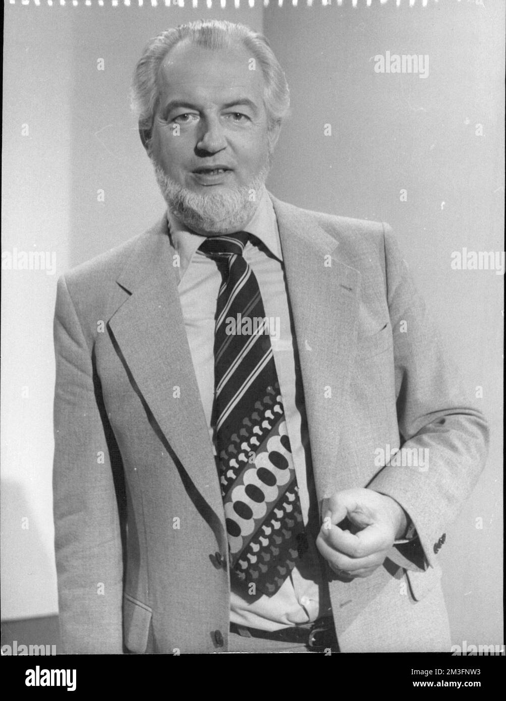 Querschnitt Prof. Hoimar von Ditfurth führt durch die Sendung Stock