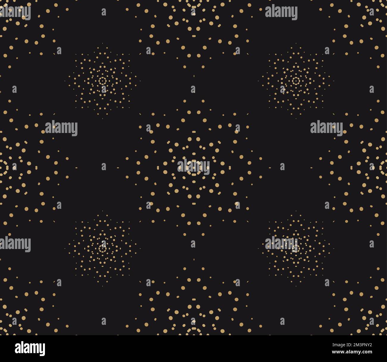 Festive background, seamless pattern with snowflakes. Vector illustration Stock Vector