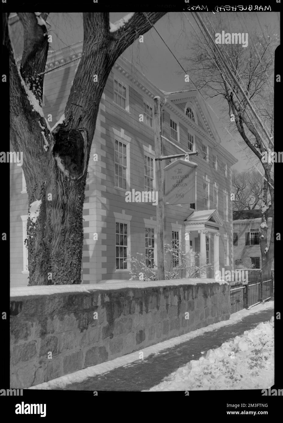 Marblehead, Mass. Lee Mansion , Architecture, Dwellings, Stone walls