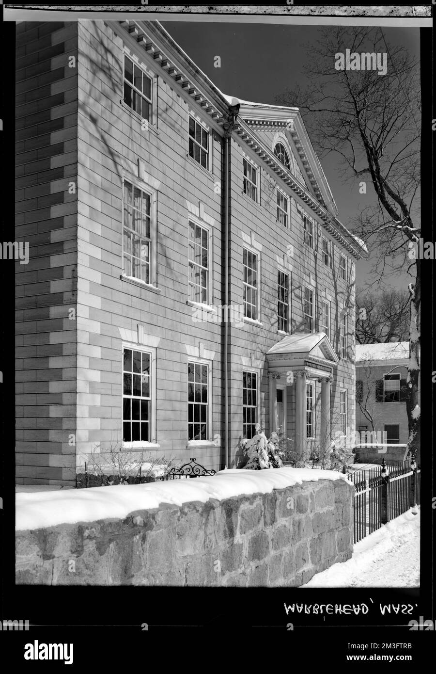 Marblehead, Mass. Lee Mansion, facade , Architecture, Dwellings, Stone