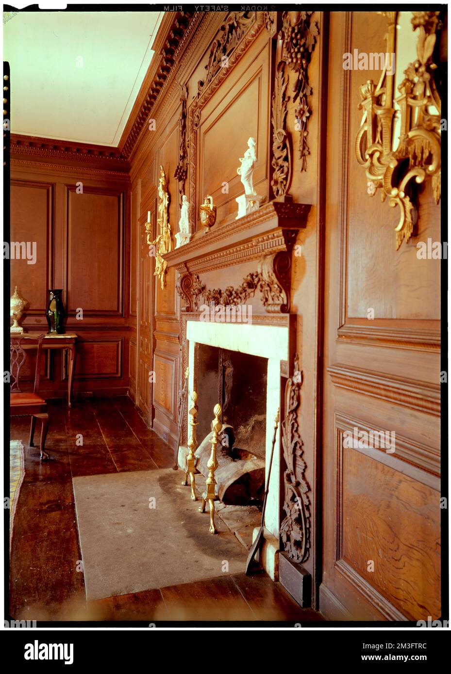 Marblehead, Mass.: Lee Mansion, Great Hall , Interiors, Fireplaces ...