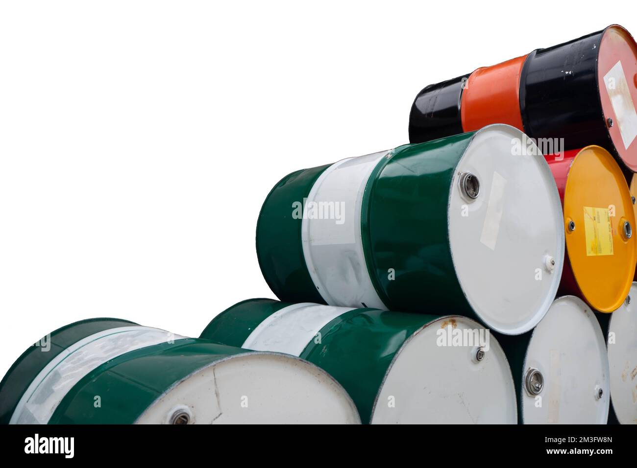 200 liter fuel tanks, including green tanks, black tanks, red yellow