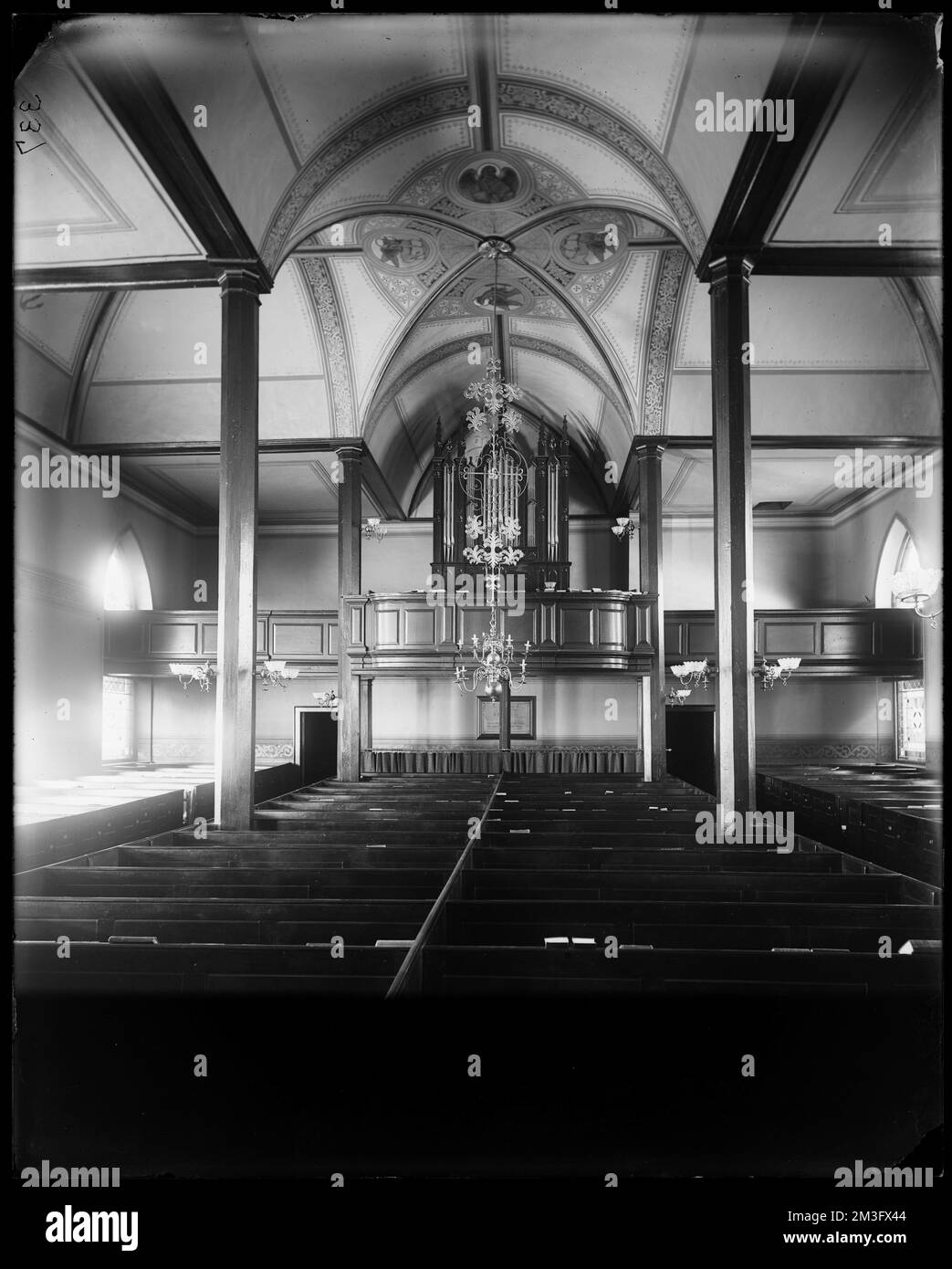 Marblehead, Summer Street, Saint Michael's Church, interior, 1714