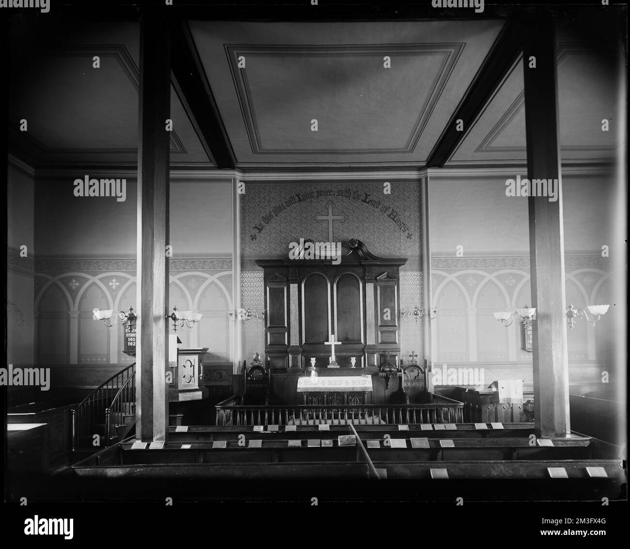 Marblehead, Summer Street, Saint Michael's Church, interior showing
