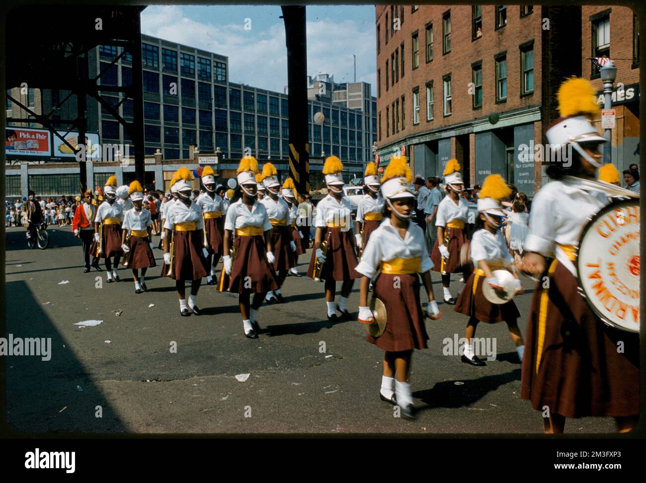Marching band, Bunker Hill Day parade, Charlestown, Boston , Parades