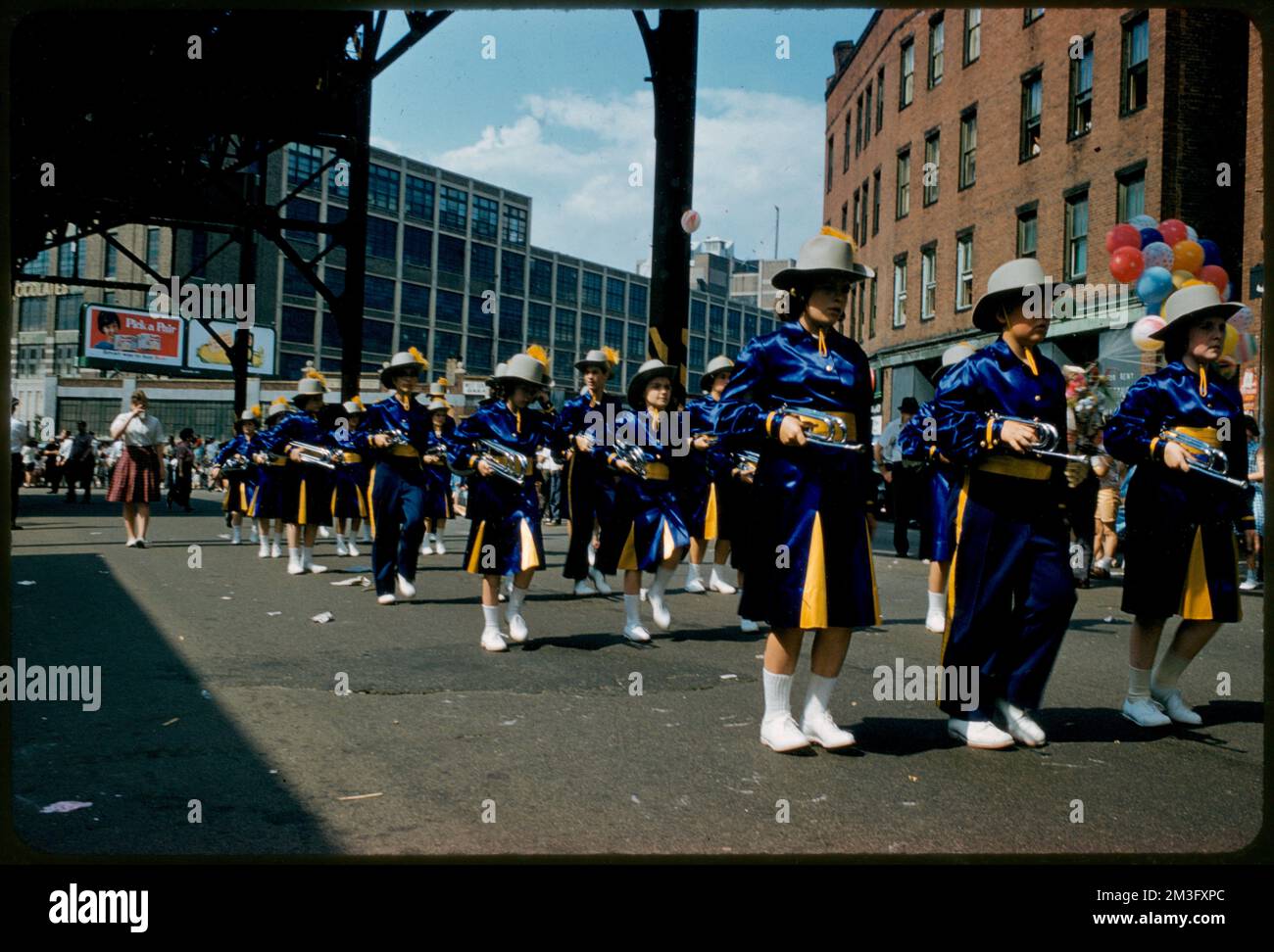 Marching band, Bunker Hill Day parade, Charlestown , Parades
