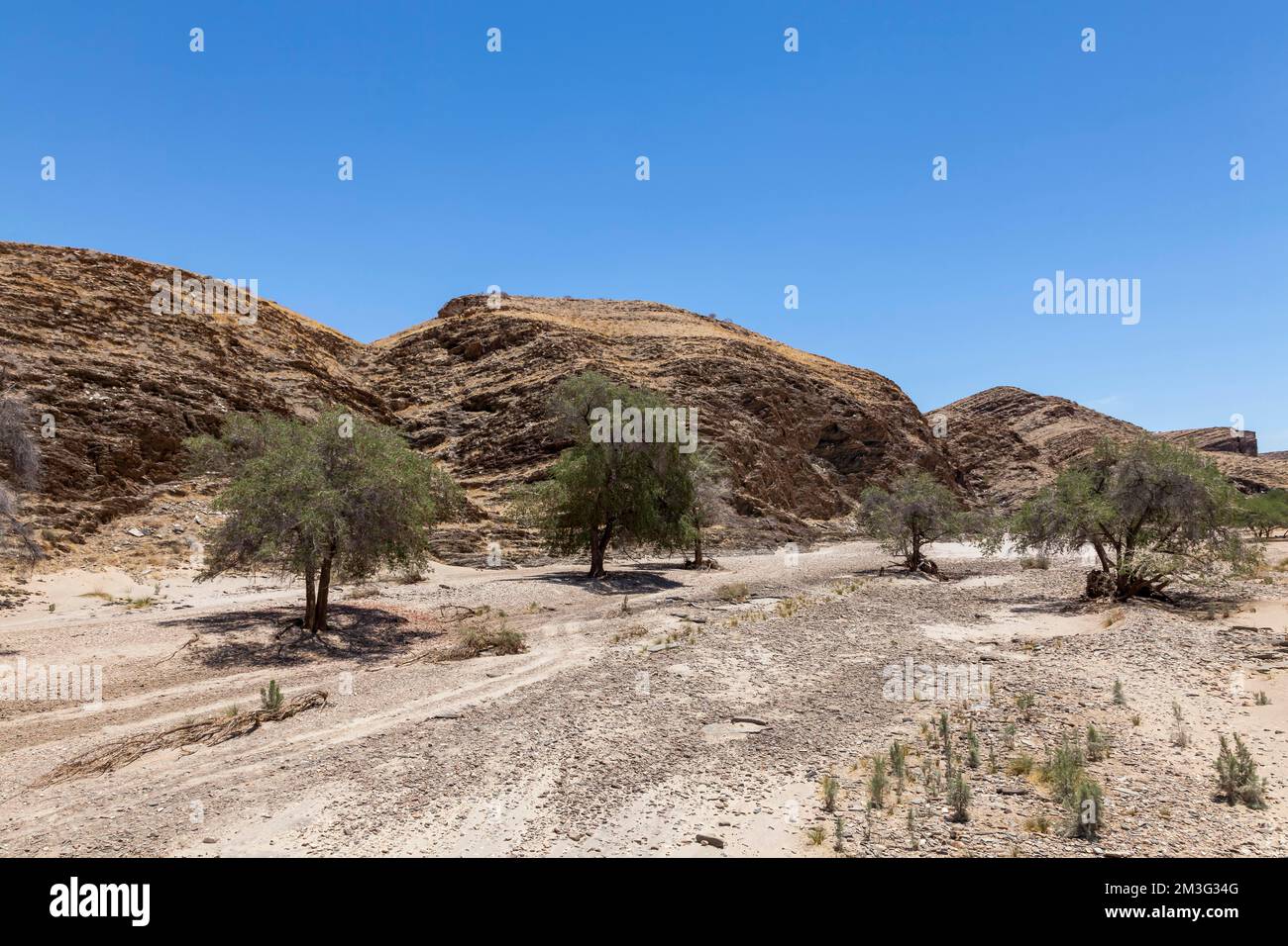 Kuiseb River, on the road along the C14, Namibia Stock Photo