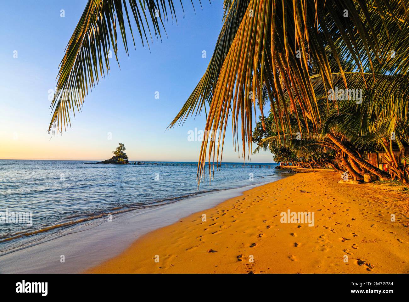 Coastline of the Island Ile Sainte Marie, Madagascar, Indian Ocean