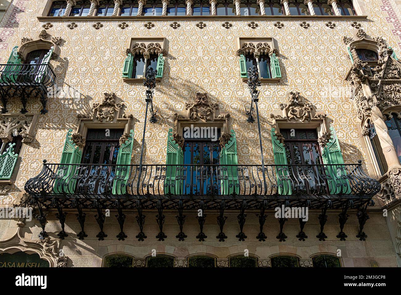 Classicist architecture, Passeig de Gracia, Barcelona, Catalonia, Spain