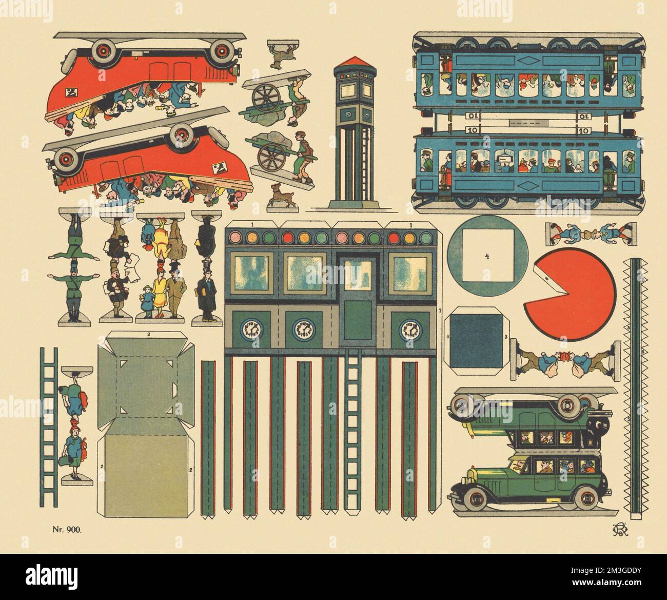 Train paper model hi-res stock photography and images - Alamy