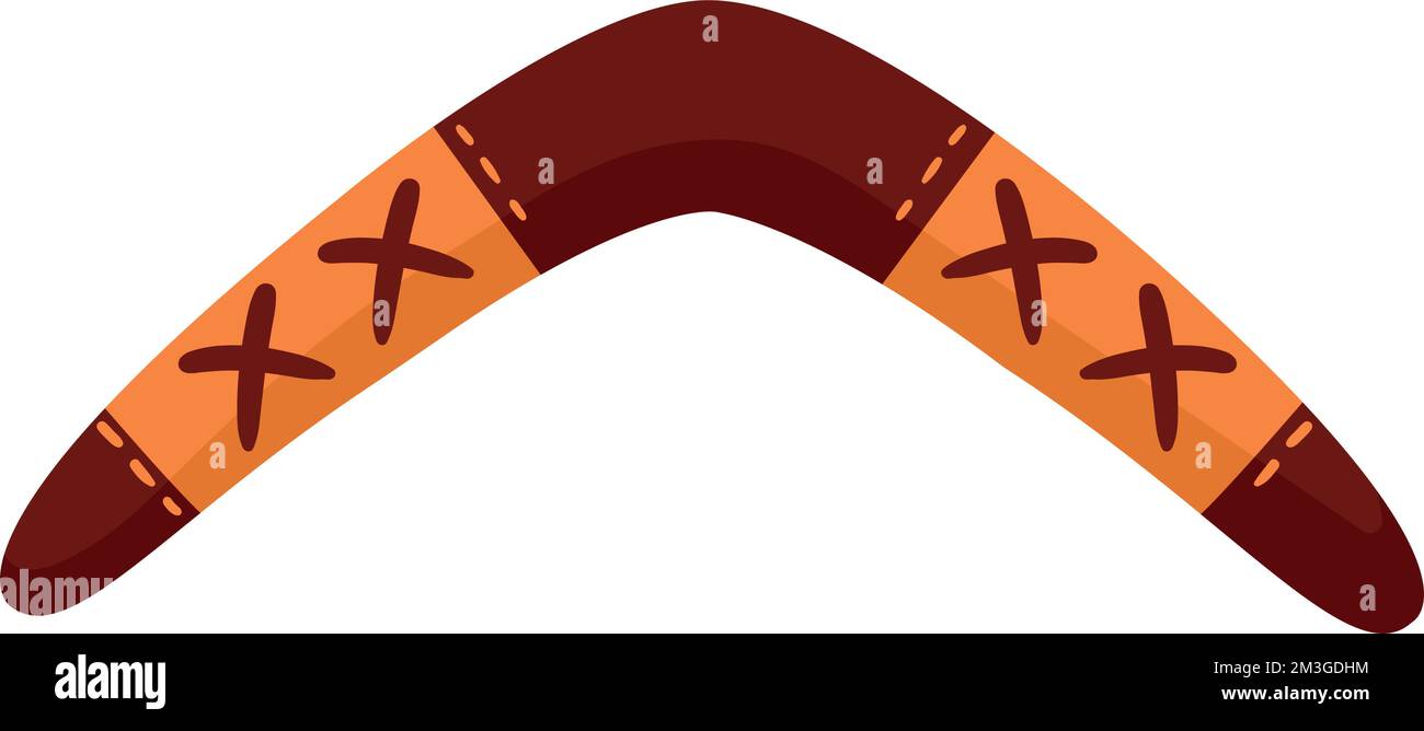 australian wooden boomerang Stock Vector Image & Art Alamy