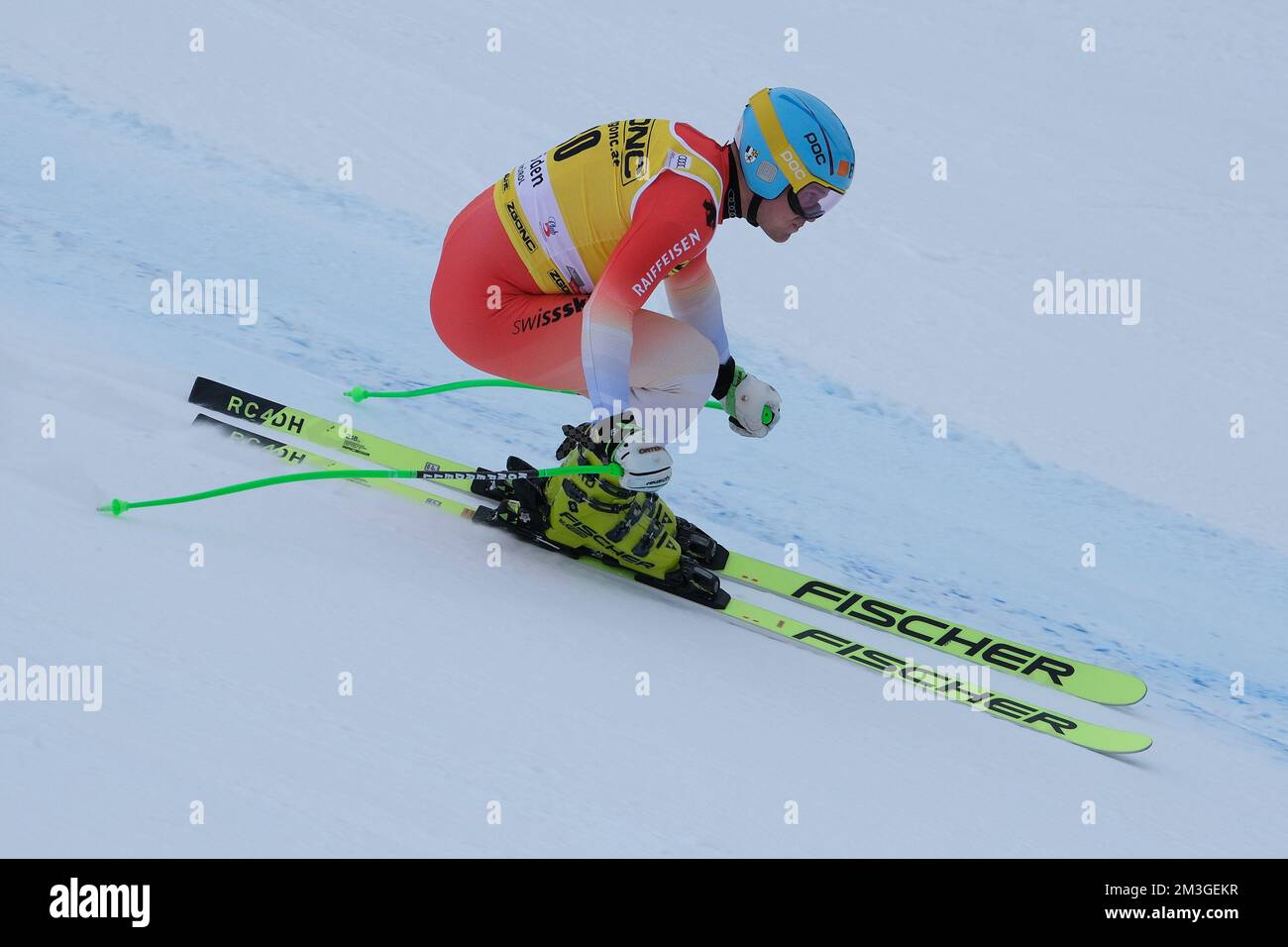 Stefan Rogentin (SUI) in action during the Audi FIS Alpine Ski World
