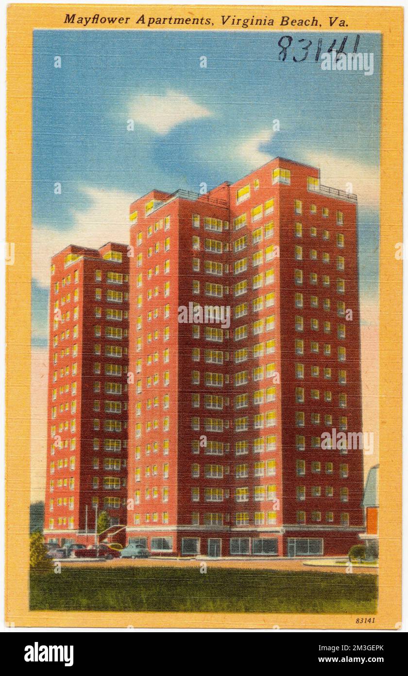 Mayflower Apartments, Virginia Beach, Va. , Tichnor Brothers Collection