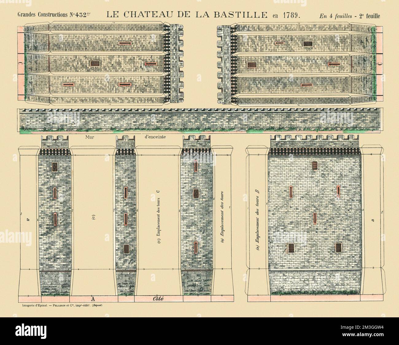 Le Chateau de La Bastille (3 of 4) Stock Photo
