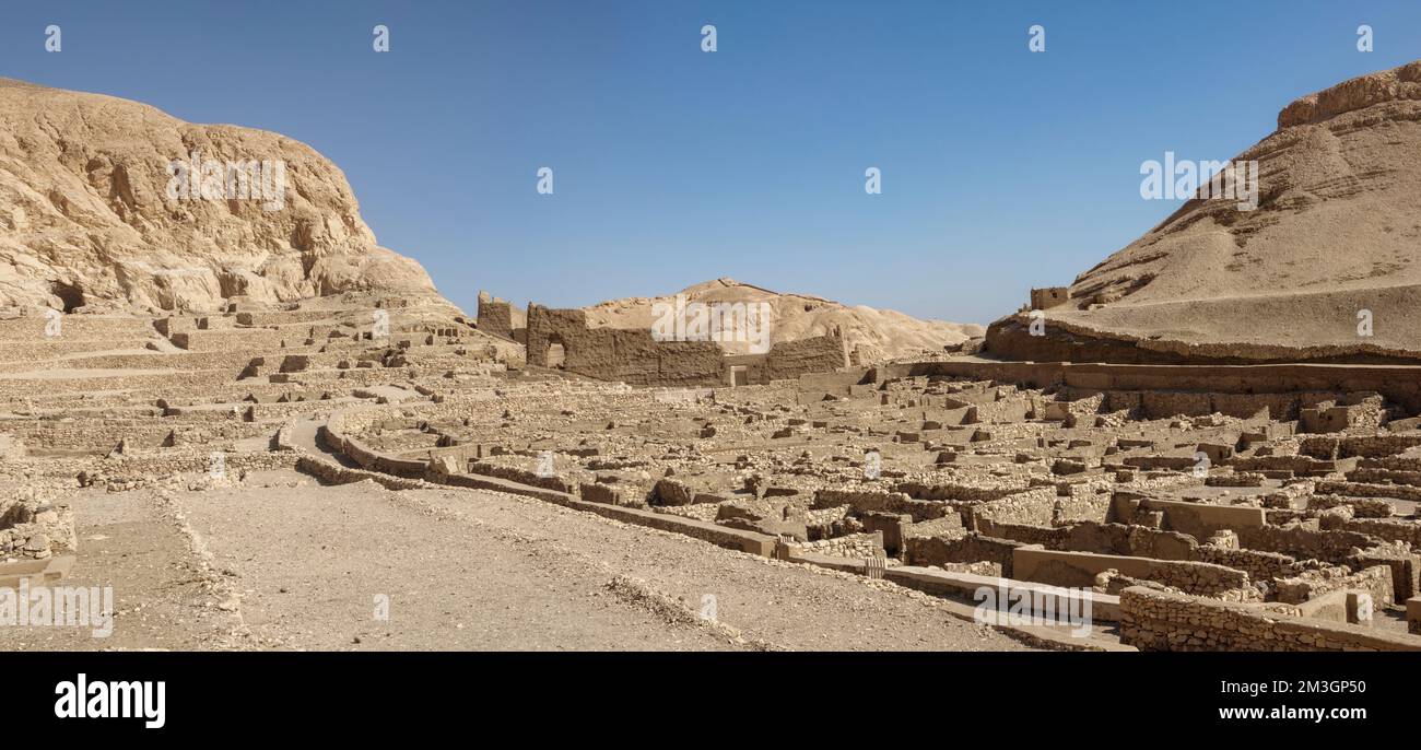 Deir el Medina: The Workers' Village on the West Bank Luxor, Egypt Stock Photo