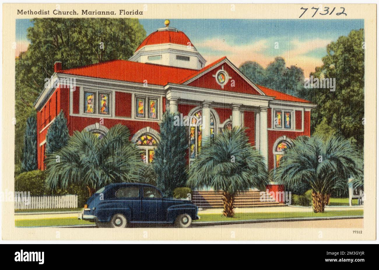 Methodist Church, Marianna, Florida , Churches, Tichnor Brothers