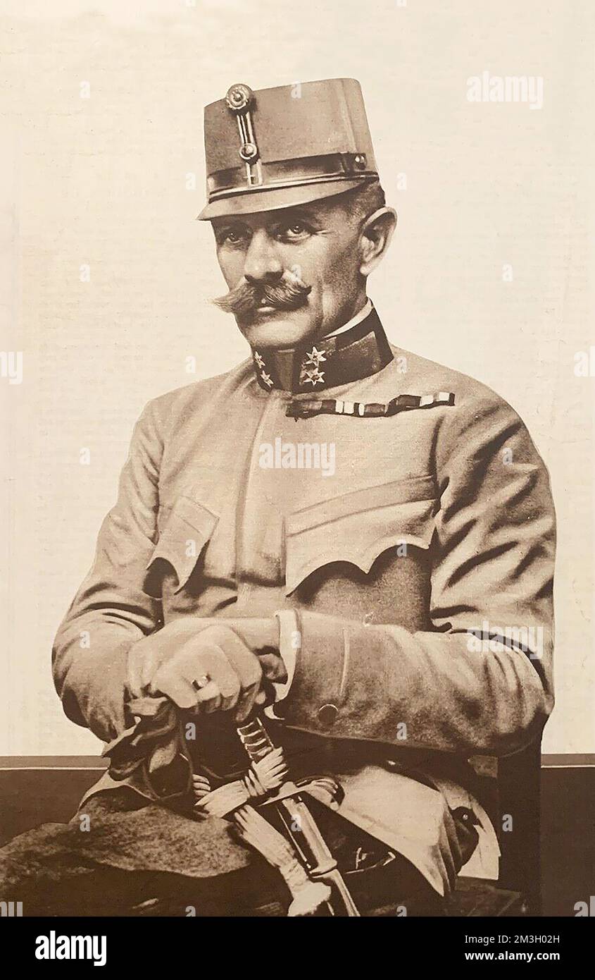 General Hermann Kusmanek von Burgneustdten in 1915. Stock Photo