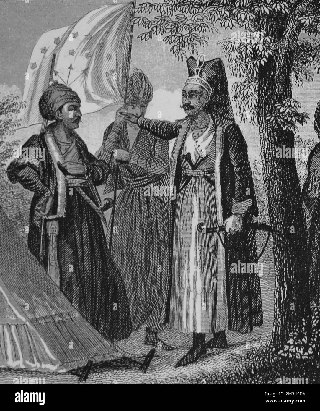 Ottoman Sultan's household troops. Janissary. Turkey. Stock Photo