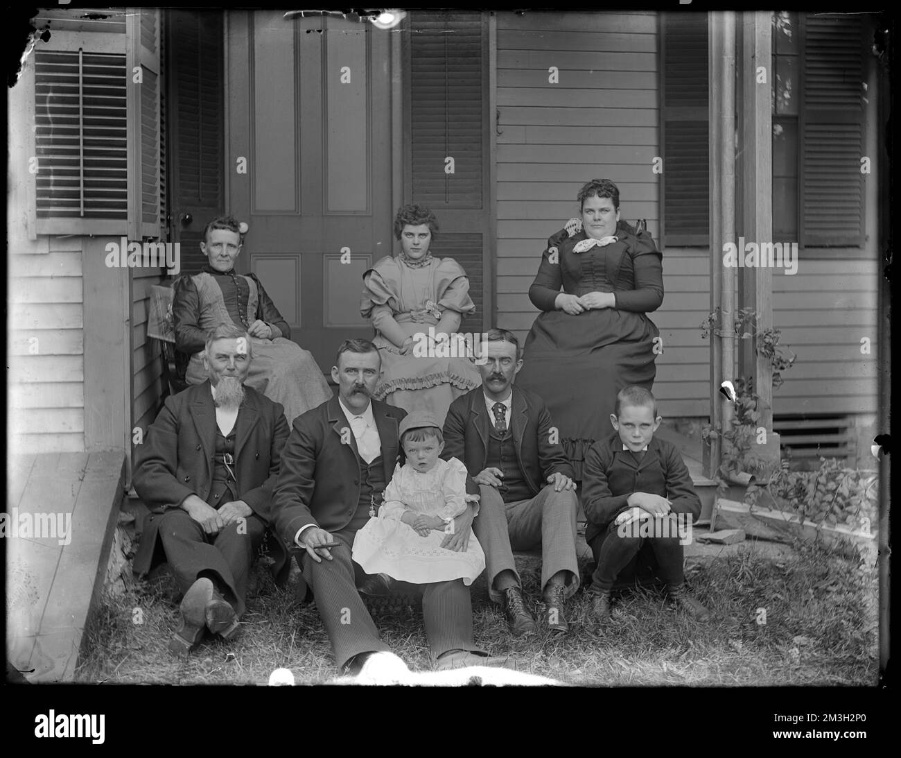 Middleboro group , Edgar Sutton Dorr Photograph Collection Stock Photo