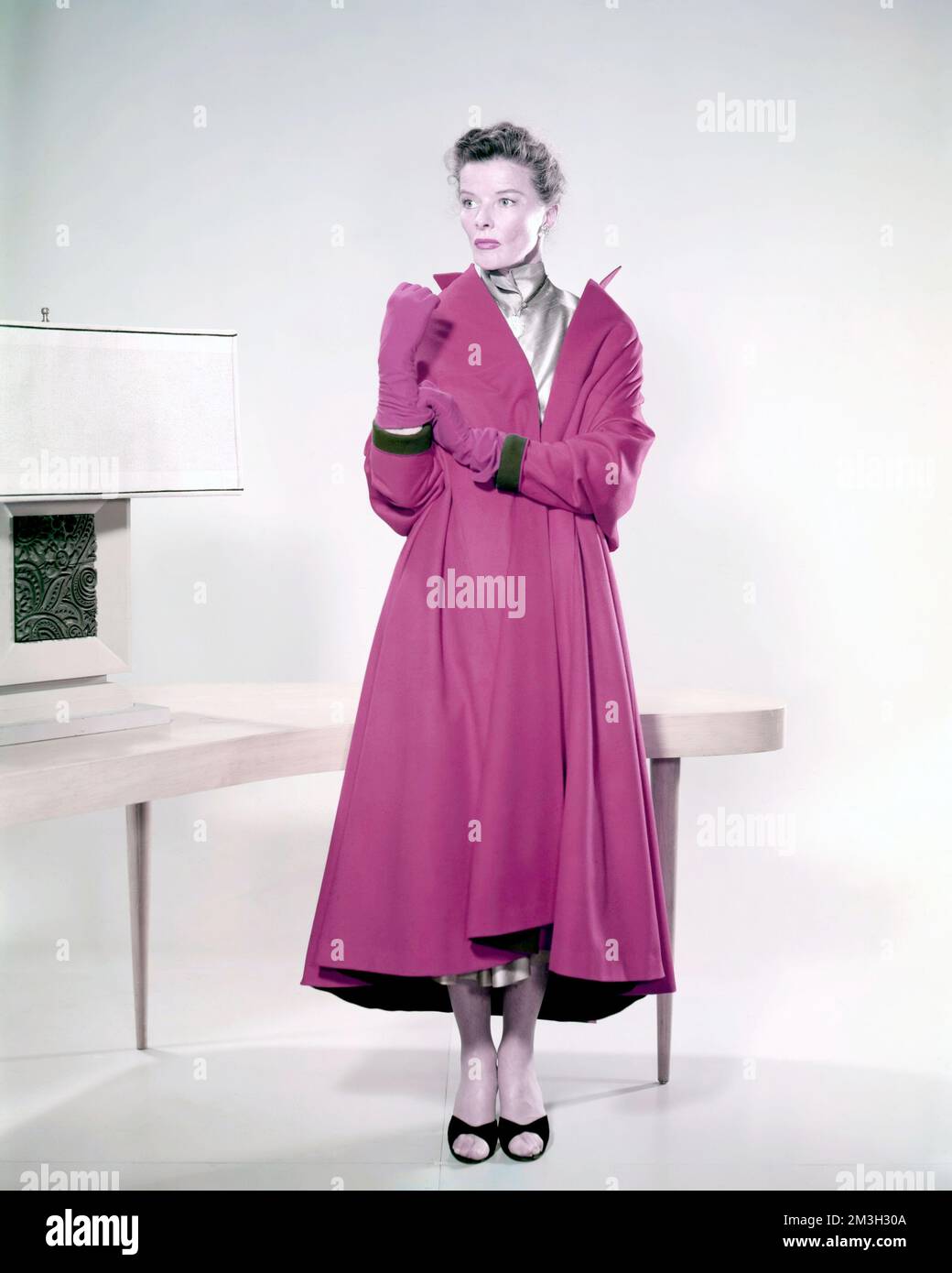 KATHARINE HEPBURN in DESK SET (1957), directed by WALTER LANG. Credit