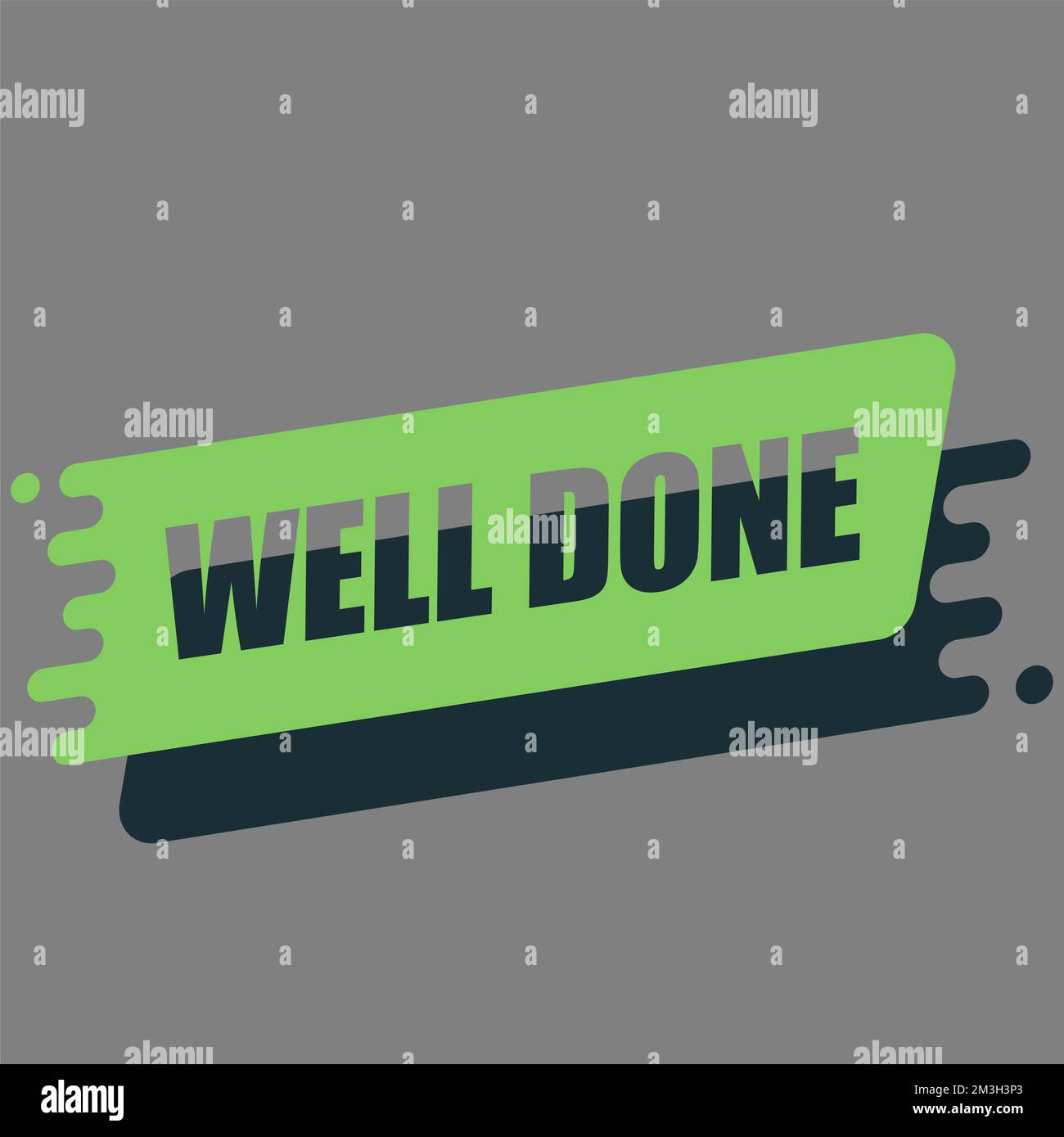 Well done modern banner for ads. Stock Vector