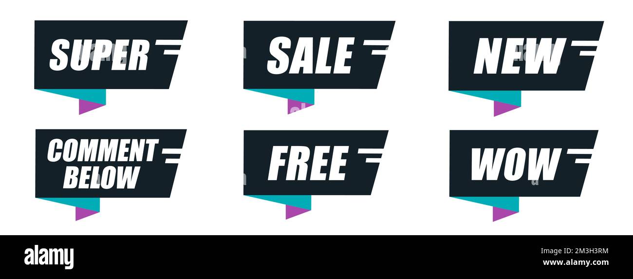 speech-bubbles-with-social-media-words-comment-bellow-set-stock-vector
