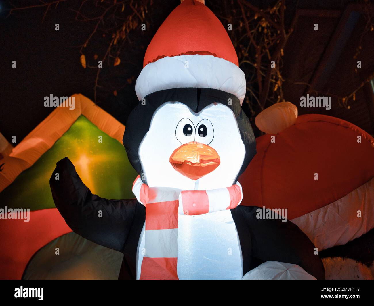 Last year for Paulie's Penguin Playground Leukemia and Lymphoma Fundraiser Stock Photo