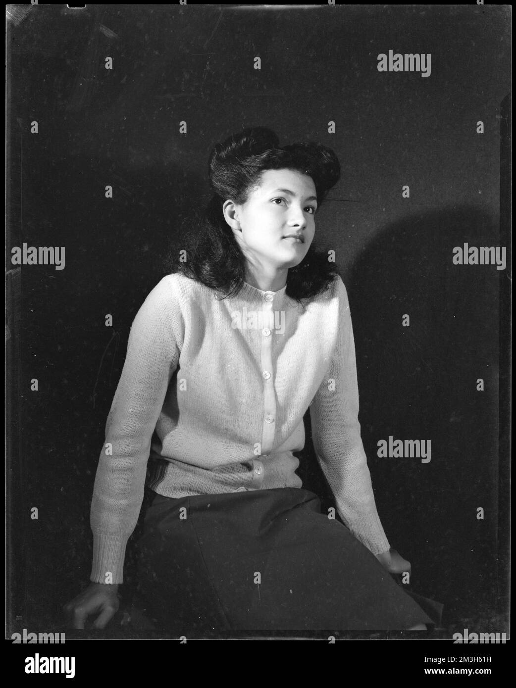 Miss Evans Black And White Stock Photos & Images - Alamy