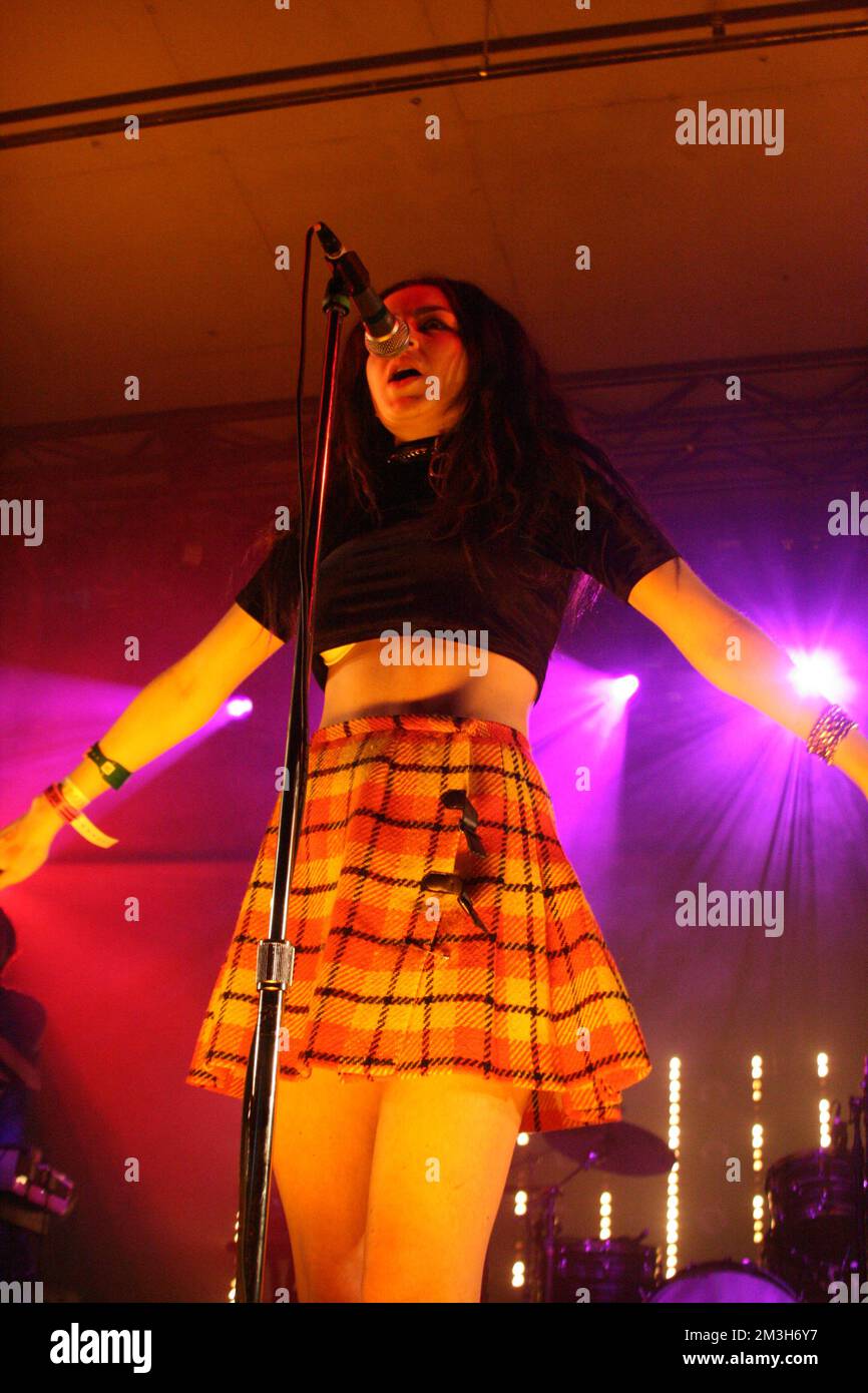 SXSW Charli XCX in concert Stock Photo Alamy