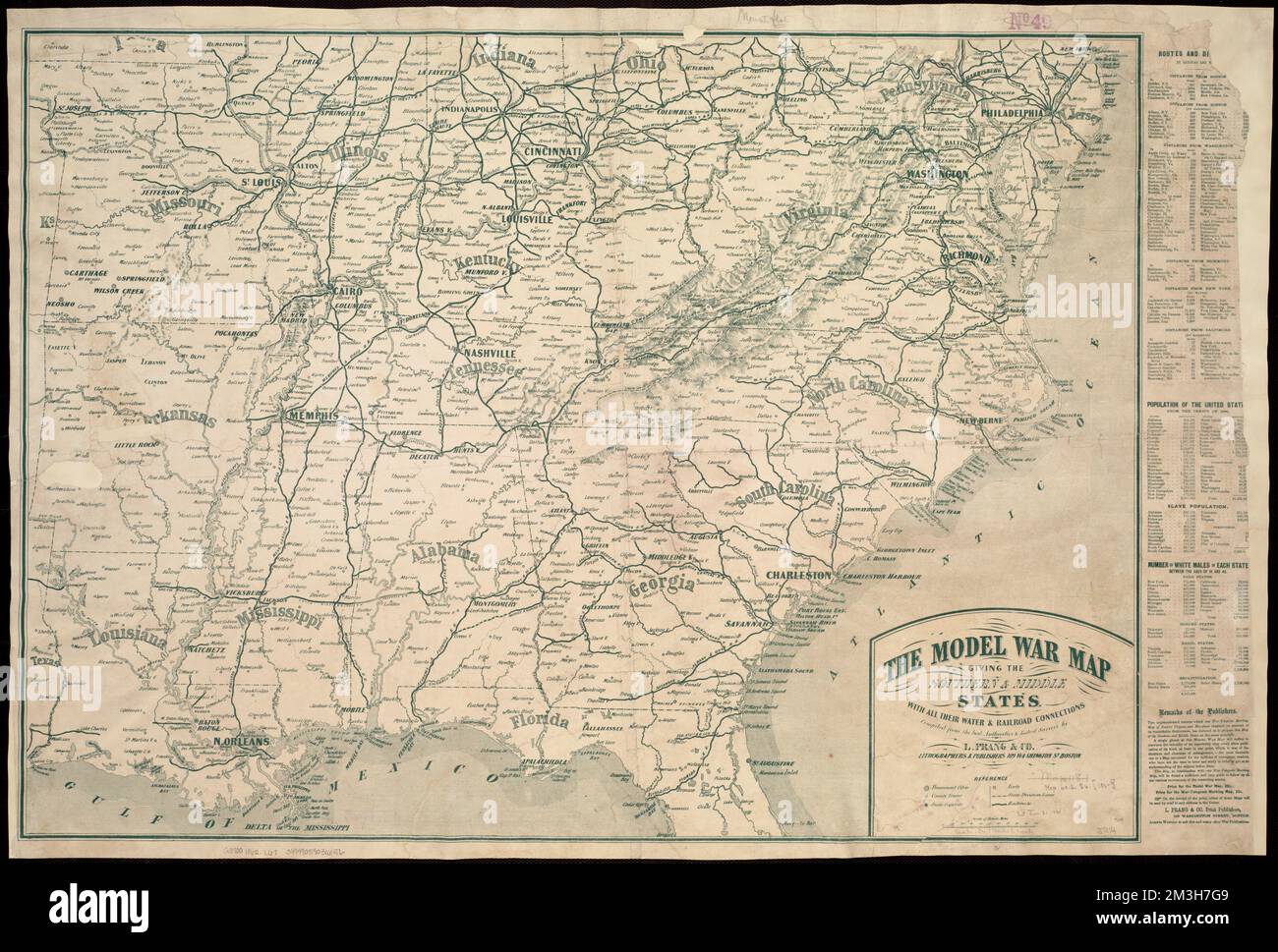 The model war map giving the southern - The Model War Map Giving The Southern Middle States With All Their Water Railroad Connections Confederate States Of America History Maps Middle Atlantic States History Civil War 1861 1865 Maps United States History Civil War 1861 1865 Maps Norman B Leventhal Map Center Collection 2M3H7G9 