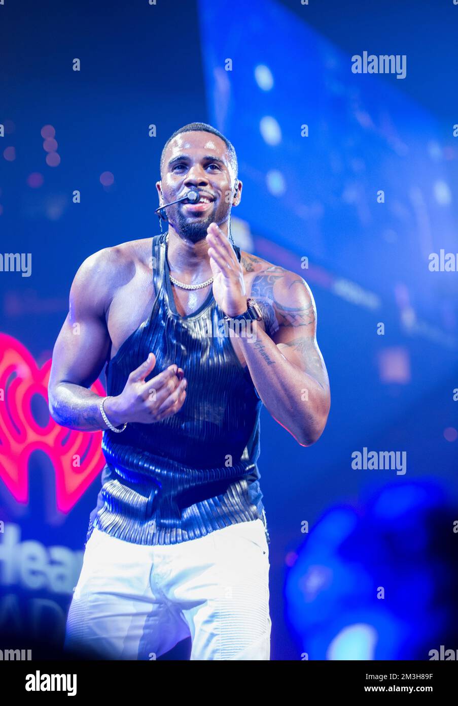 IHeart Radio Jingle Ball - Jason Derulo In Concert Stock Photo - Alamy