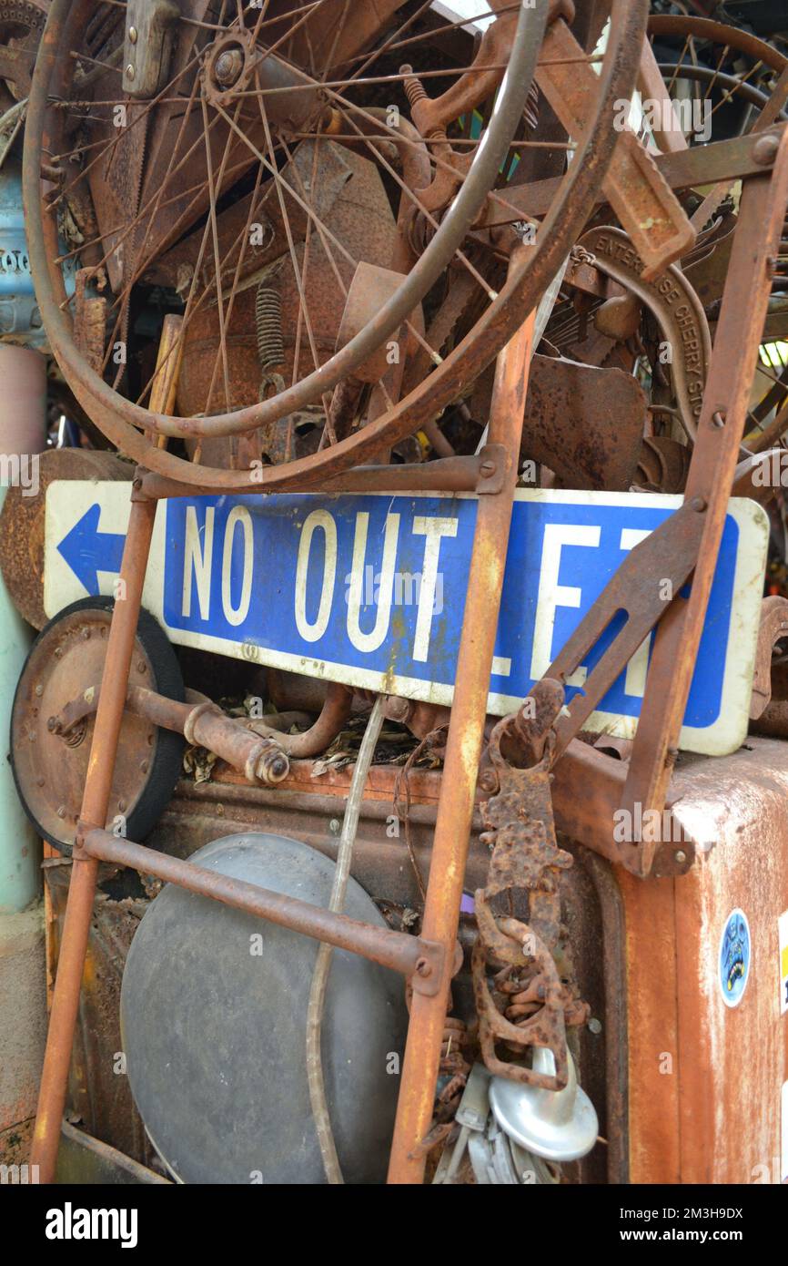 Cathedral of Junk, Austin, Texas Stock Photo