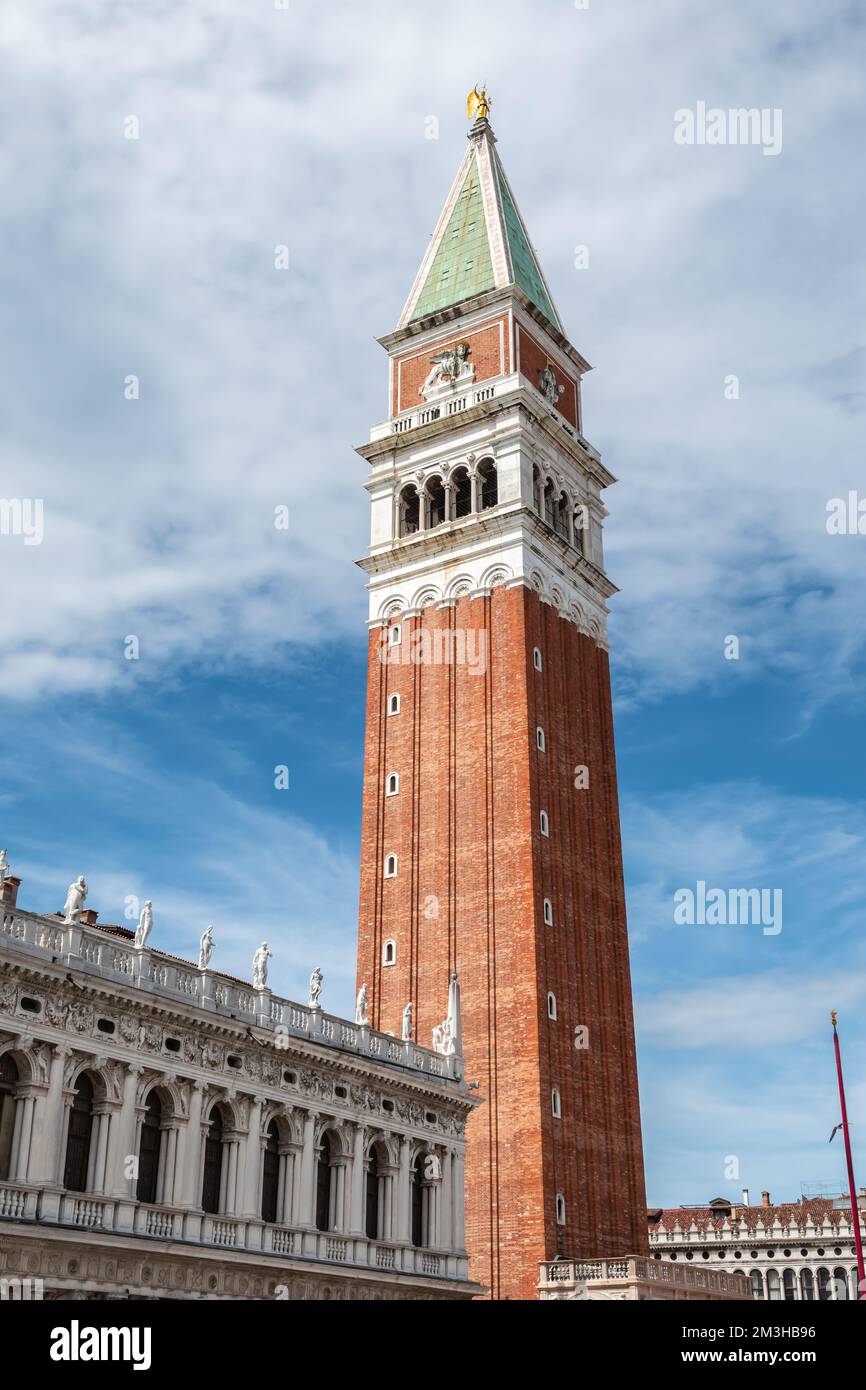 Campanile bell tower, Venice, Italy. Stock Photo