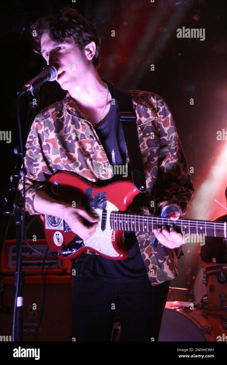 SXSW Beach Fossils in concert Stock Photo Alamy