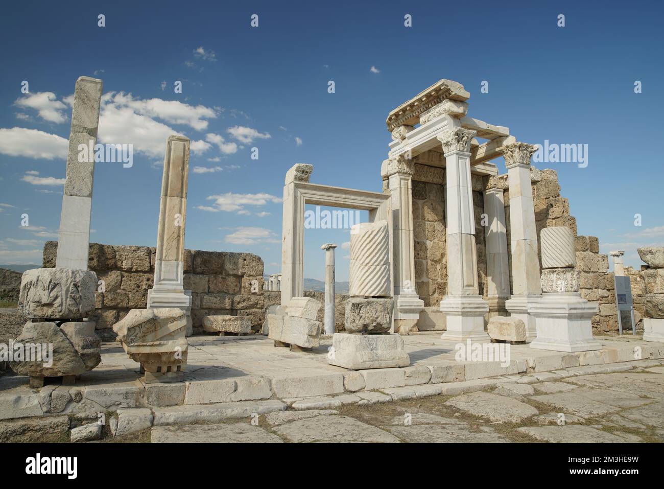 Laodicea on the Lycus Ancient City in Denizli City, Turkiye Stock Photo