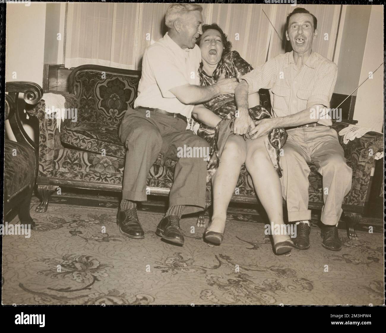 Mr. & Mrs. Thomas A. Ross, Henry Hutchings, fun , Spouses. Leon Abdalian  Collection Stock Photo - Alamy