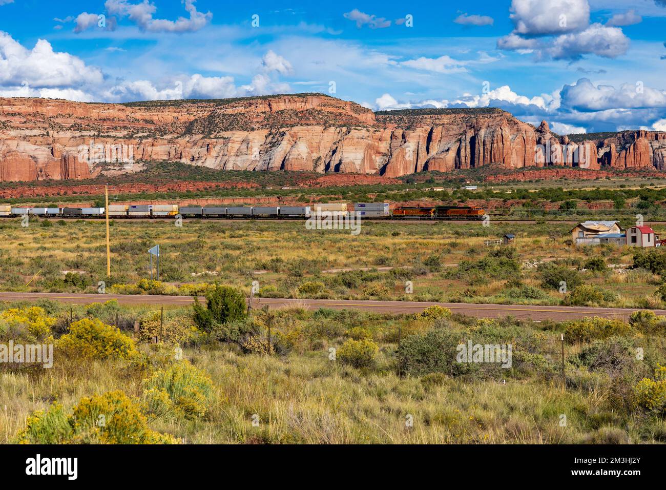 Panorama at gallup new mexico stock photo alamy