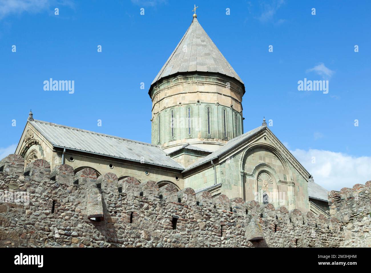 The famous Eastern Orthodox 11th century Svetitskhoveli Cathedral in