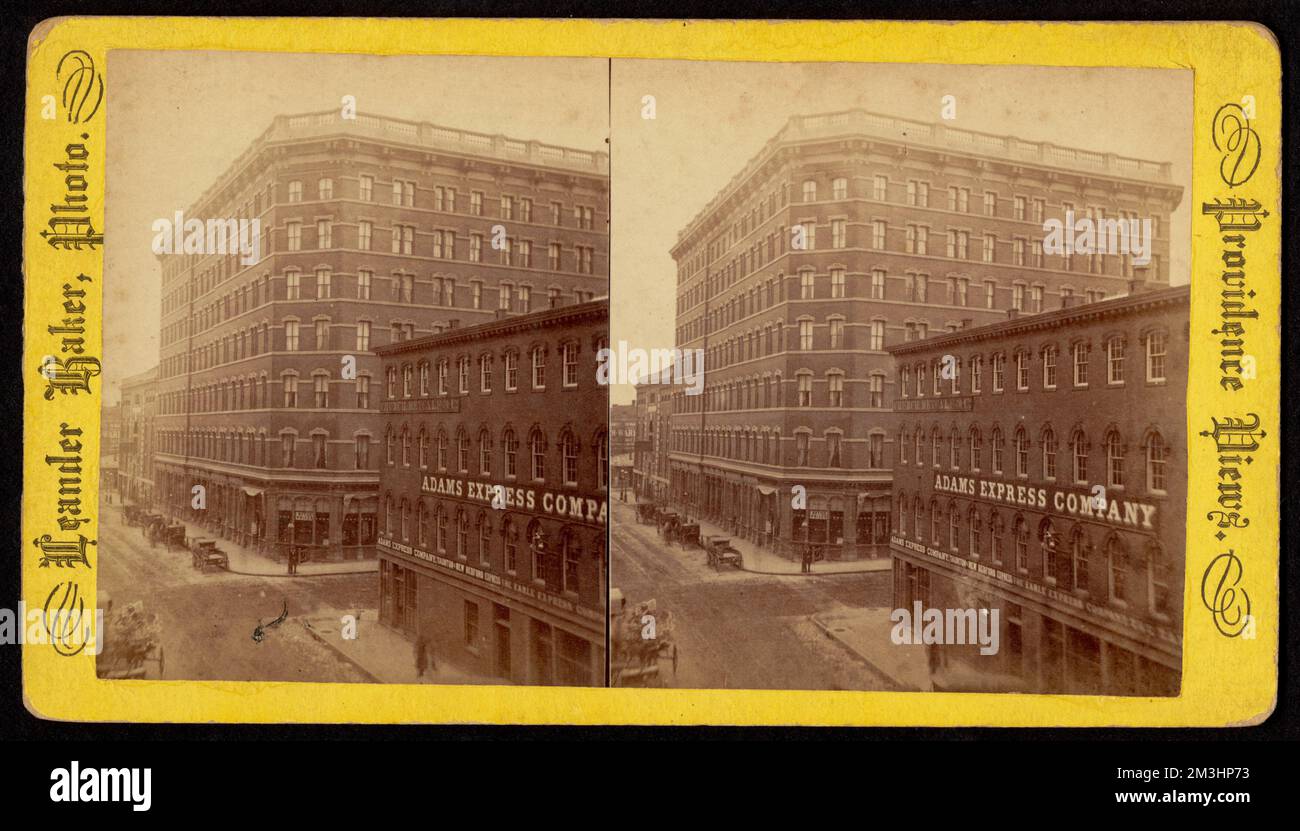Narragansett , Buildings, Commercial streets Stock Photo Alamy
