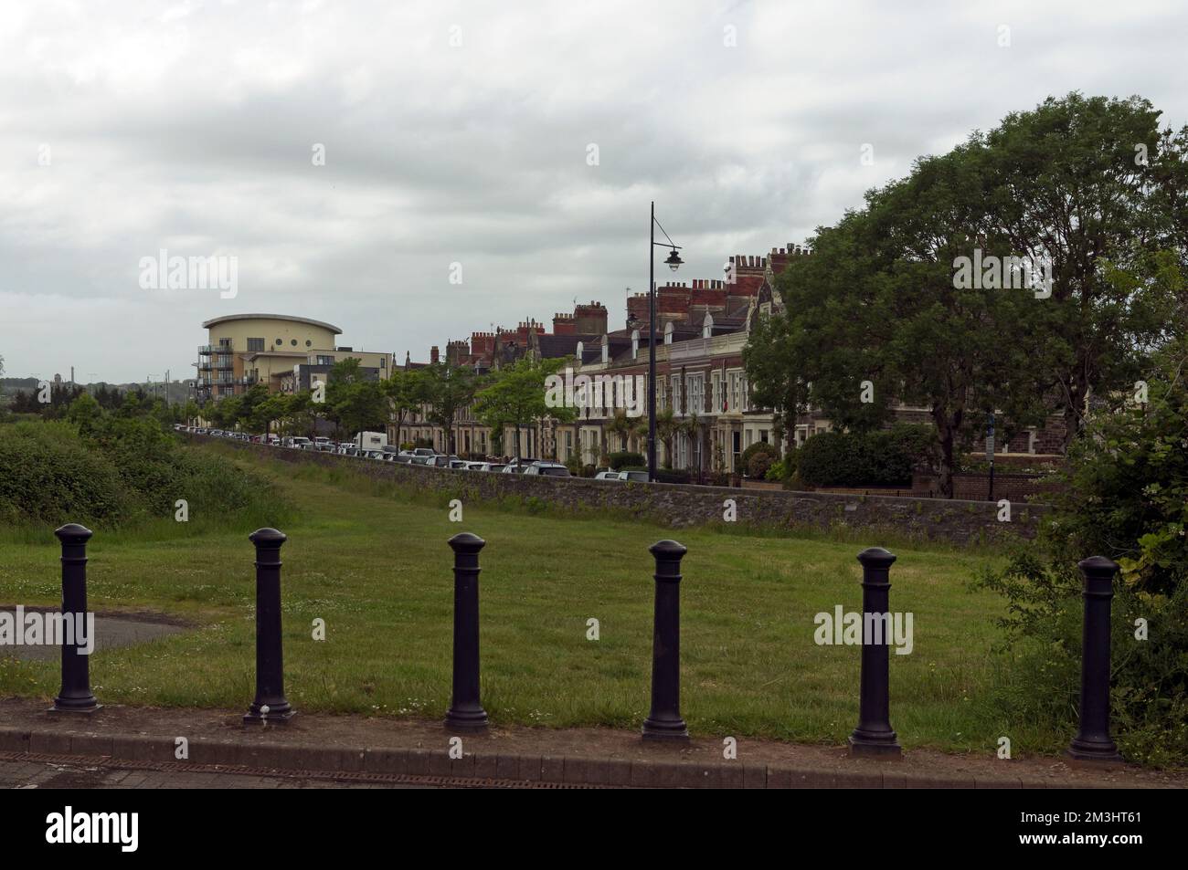 Windsor Esplanade and Lacuna apartments block, Cardiff Bay. 2022 Stock