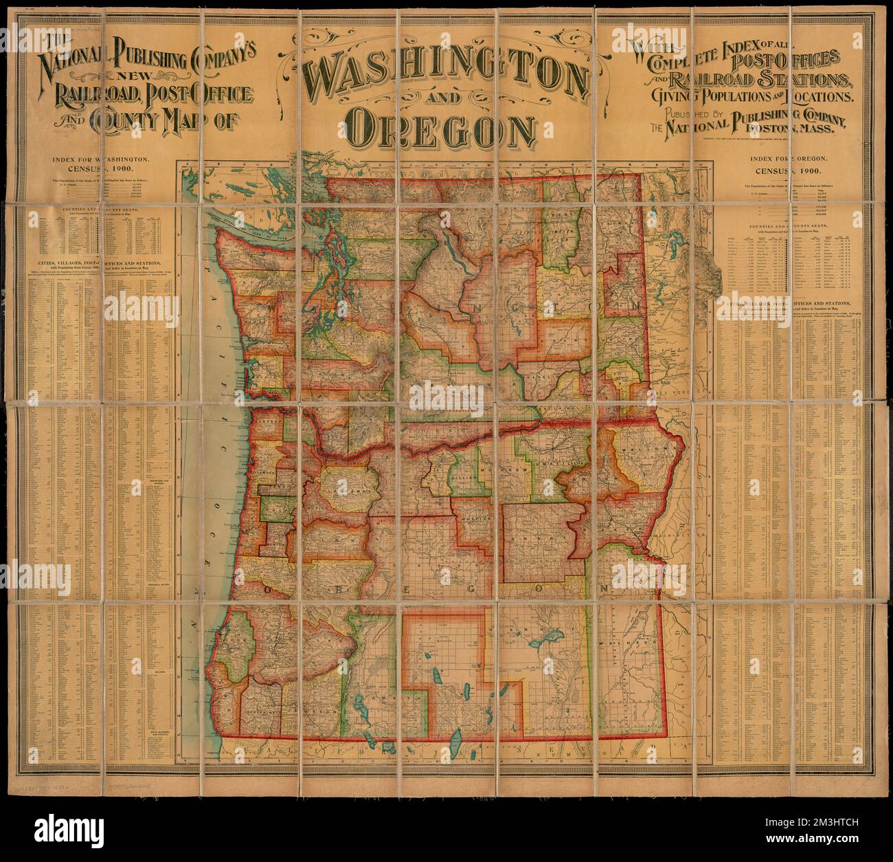 The National Publishing Company's new railroad, postoffice and county